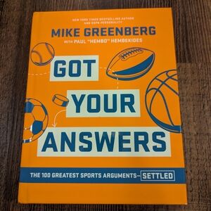 Got Your Answers (100 Greatest Sports Arguments) By Mike Green -Like New!